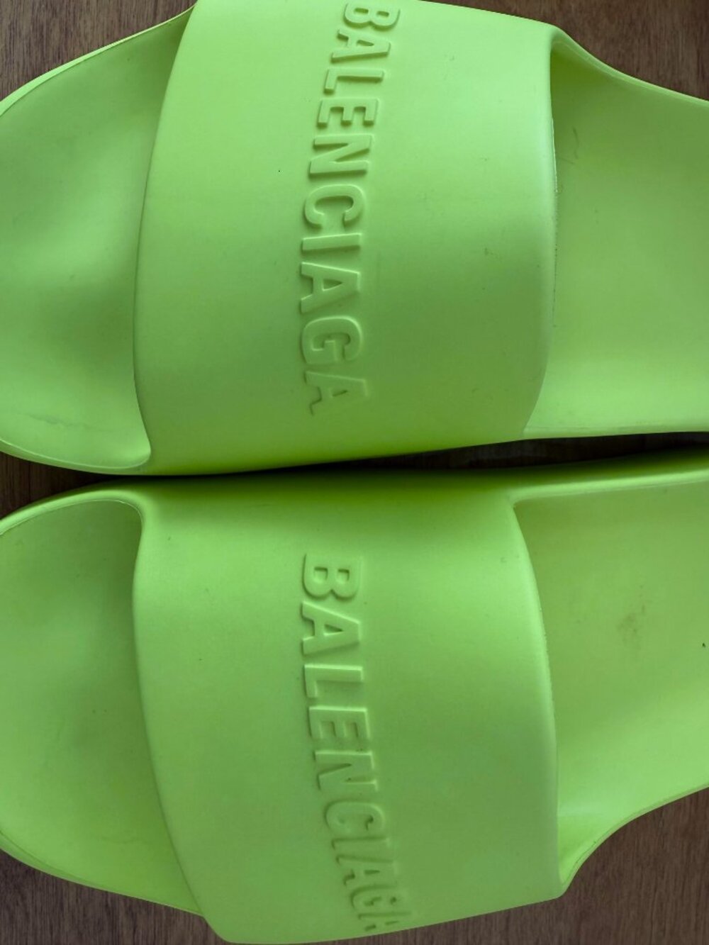 Balenciaga Platform Slides | Acid Lime | EU 41 - Picture 9 of 10